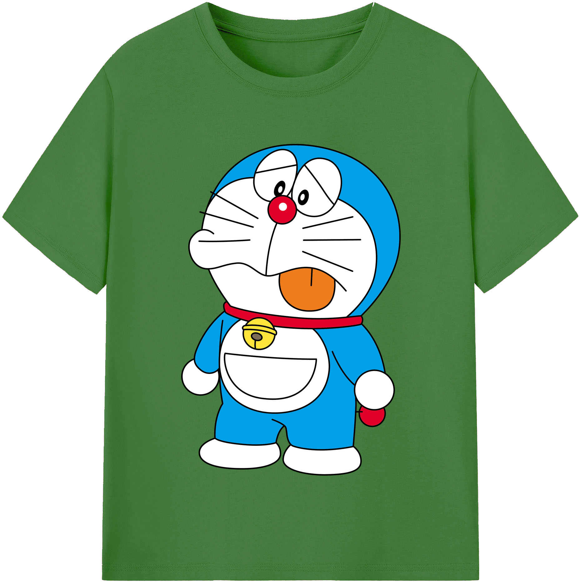 （画像用） ドラえもん Doraemon レディースカジュアルプリントTシャツ（綿100％）
